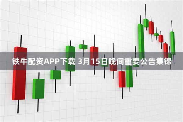 铁牛配资APP下载 3月15日晚间重要公告集锦